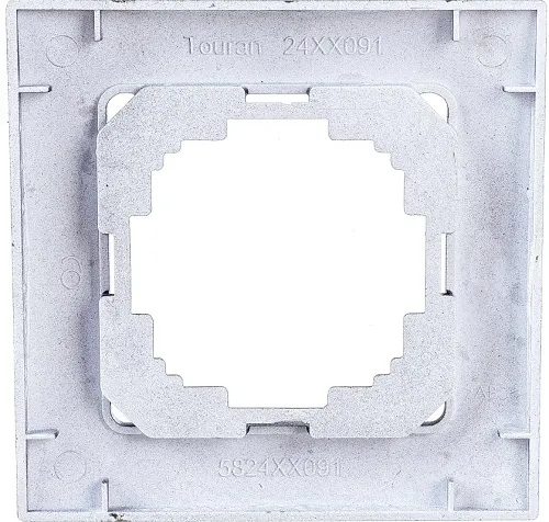 Рамка 1-местн., TOURAN metallic, антрацит