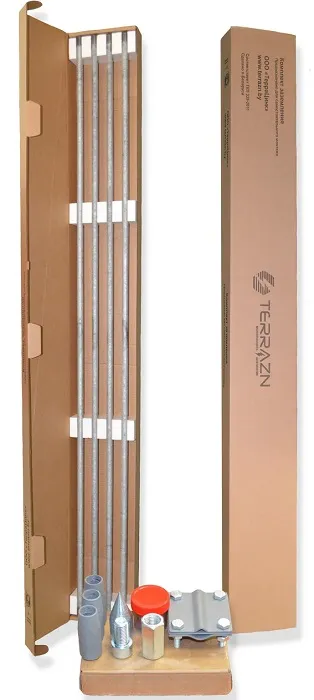 Заземлитель стержневой L-6м. Ф16  21600 TD, ком