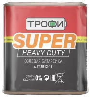 Батарейка 3R12-1S SUPER HEAVY DUTY ZINC ТРОФИ