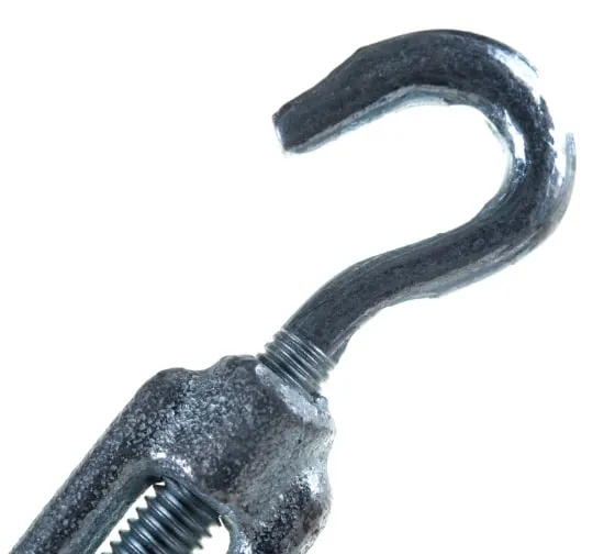 Талреп нерж. DIN 1480  6 мм (белый цинк) (Стройбат)