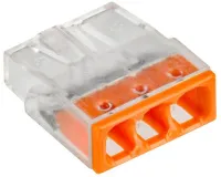 Клемма 3 отверстия 0,5-2,5 (уп. - 100 шт.) СМК 772-203 (GENERICA), уп