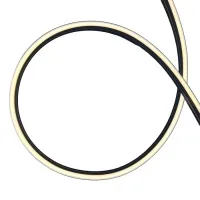 Неоновая лента N2835 4000K 15Вт/м 24В 165Лм/м IP67 20м черная SWG