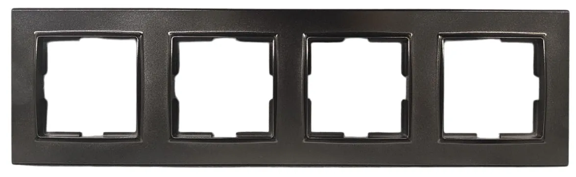 Рамка 4-я чёрная SD-P1020B "Standard" AWSproducts