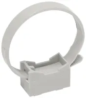 Хомутный держатель со стяжкой серый CFF2 32-63 мм IEK (100)