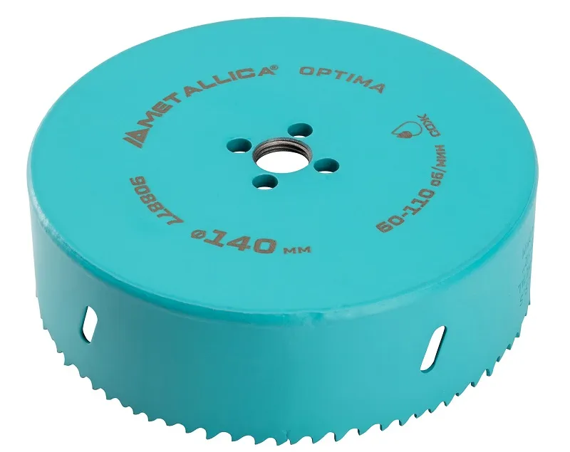 Коронка биметаллическая 140 мм METALLICA Optima