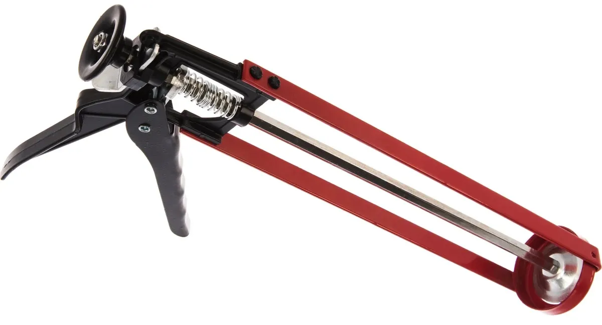 Пистолет для герметика скелетный усиленный с системой Антикапля "Монтажник"