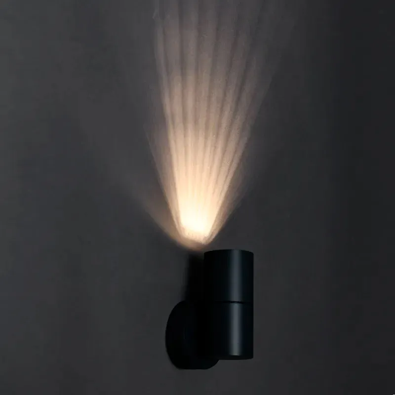 Светильник уличный 5112 настенный под лампу GU10 IP65 черный IEK