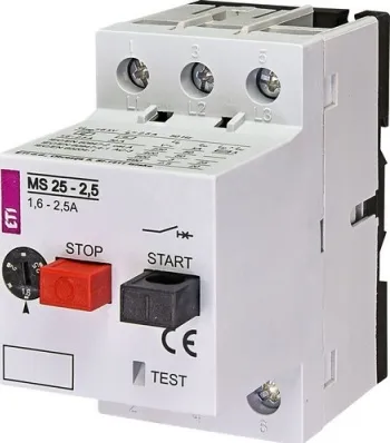 Авт. защиты эл. двигателя MS25-2,5 (1,6-2,5A) ETI