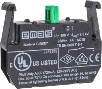Блок-контакт B1 Старт 1но IP40 Emas