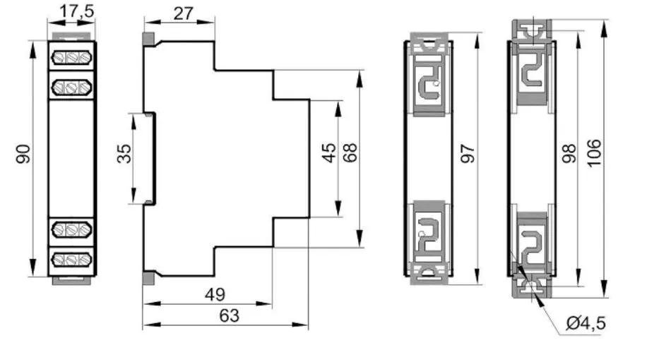 Реле контроля тока РТ-40У 0,1-30А Меандр