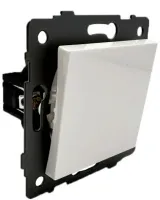 Выключатель 1-кл. белый A-001W "Аура" AWSproducts