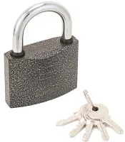 Замок навесной ВС1Ч-375 (d10мм полимер 5кл.) АЛЛЮР