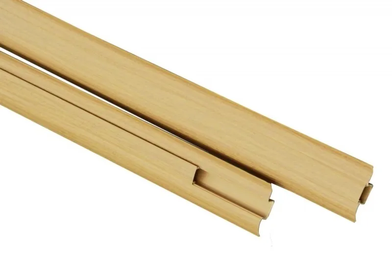 Плинтус "Идеал Комфорт" К55  2,5м Бук  (40 шт.  в уп.), 