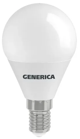 Лампа LED G45 E14 4000К 8Вт 800Lm GENERICA