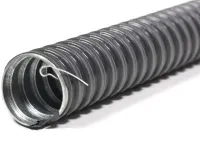 Металлорукав в ПВХ изол. 18 черный с зондом РЗ-ЦПнг Гофроматик (50м)