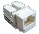 45-Механизм розетки компьютеной RJ-45, кат.5е, UTP модуль (8 контакта) (100 шт) 1 кор.=600 шт. LK45