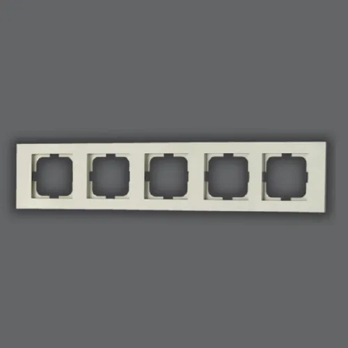 Рамка 5-местн. GRANO, белый