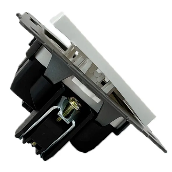 Выключатель 1-кл. белый A-001W "Aura" AWSproducts