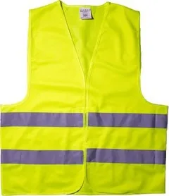 Жилет сигнальный  100гр ЖЕЛТО-ЗЕЛЕНЫЙ на липе XXL 70*68см