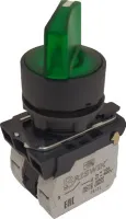 Переключатель КПЕ 1110-РЛ 220В зел. IP40, 10А, 1но, Briswik