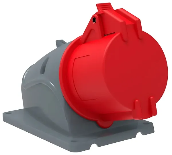 Розетка стационарная 32А 4п (3P+PE) 124, IP44, 415В, MAGNUM IEK