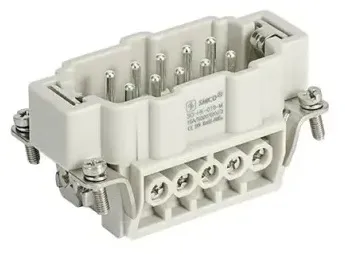 Разъем вилка SO-HE-010-M 10P+PE, 16A, 500V SMICO