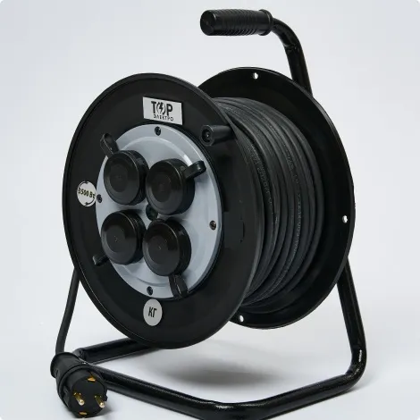 Удлинитель на катушке 4гн. 20м c/з IP44 КГ 3х1,5мм2 (ГОСТ) ТОР