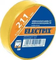 Изолента ELECTRIX 211 ПВХ желтая (0.13*19*18) (ANTICOR)