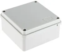 Коробка распред. о/п 100х100х55 IP56 СЕРАЯ без сальников BJB/JBS100 Ecoplast (100)