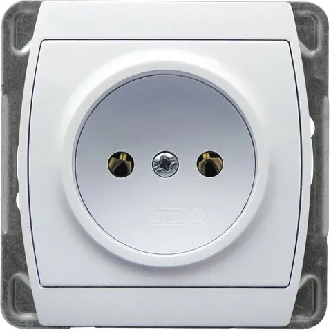 Розетка GP-1J 375 одинарная б/з