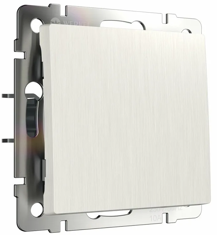 Выключатель проходной 1-кл. Перламутр рифленый WERKEL