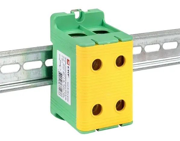 Клемма силовая вводная двойная КСВ 35-150 желто-зеленая EKF PROxima