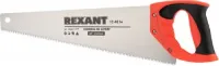 Ножовка по дереву REXANT «Зубец» 450 мм, 7-8 TPI, каленый зуб 2D, двухкомпонентная рукоятка