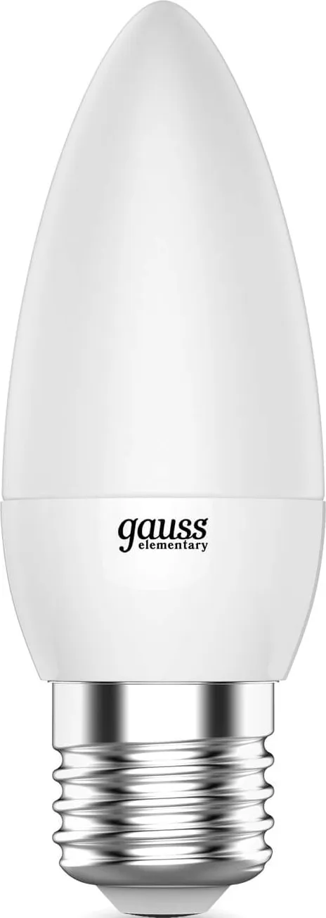 Лампа LED C35 E27 4100К 8Вт 540Лм Elementary Gauss