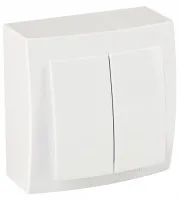 Выкл. 2-кл. ОУ, Themis, Белый