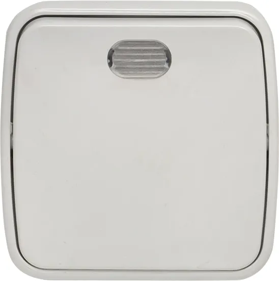 Выключатель ОУ 1-кл. с подсветкой Белый EKF