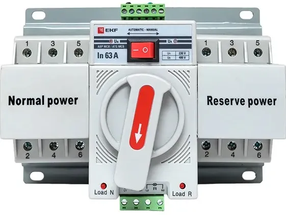 Устройство АВР МСB 63А (C) 3Р 400В EKF