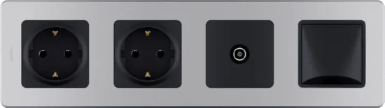 Рамка 4-я Алюминий INSPIRIA LEGRAND