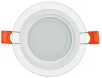 Светильник LED ДВО 1620 со стеклом круг 6Вт 4000К IP20 IEK