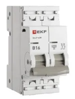 Автоматический выключатель ВА 47-63N B16/2 4,5кА Proxima EKF