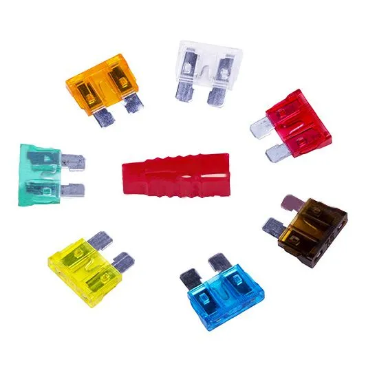 Набор авто.предохранителей мини с инд. 10шт. (5-30А)