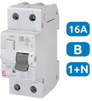 АВДТ KZS-2M B16/0.03 1+N, 30мА, тип АС, 10кА ETI