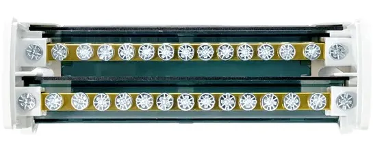 Шина соединительная нулевая в корпусе (2х15) 125А 500В PROxima