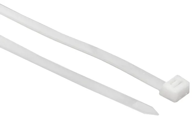 Хомут 4,8*200 белый нейлон (100 шт.) Basic (EKF), уп