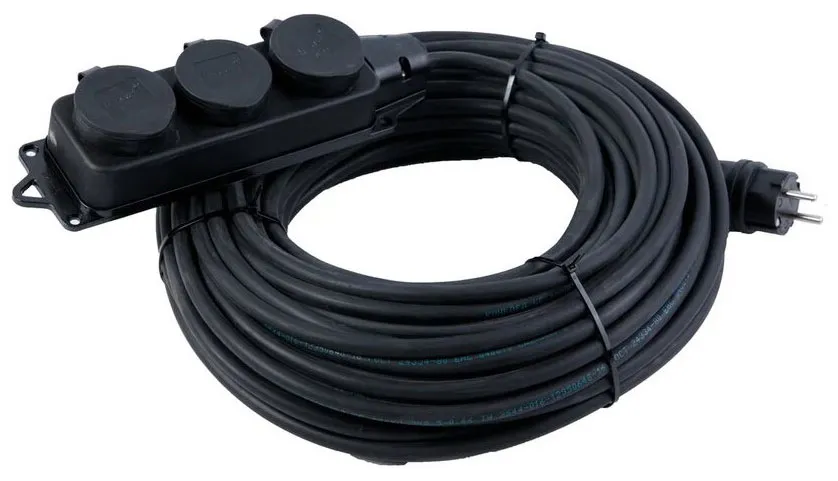 Удлинитель в бухте с колодкой 3гн. 30м с/з IP44 КГ 3x1,5mm2 Атлант (РО2)