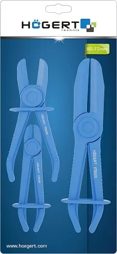 Набор зажимов с фиксатором (нейлоновые), 3шт. HOEGERT, ком