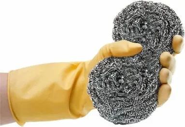 Перчатки хозяйственные латексные СВЕРХПРОЧНЫЕ M (PLSHS2), ком