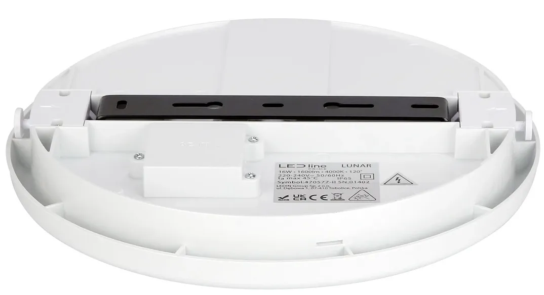 Светильник LUNAR 4000K 16W 1600lm IP65 круглый, бел. PRIME (LED line)