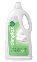 Гель для стирки белого 2в1 c пятновыводителем 1л Dimplax