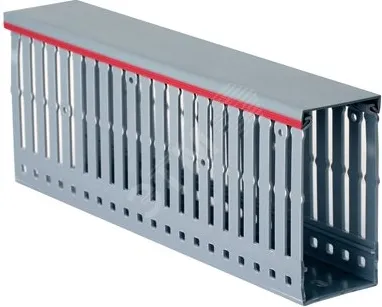 Кабель-канал перфорированный 60х60 СЕРЫЙ ширина перфорации 4 мм ДКС 2м (12)